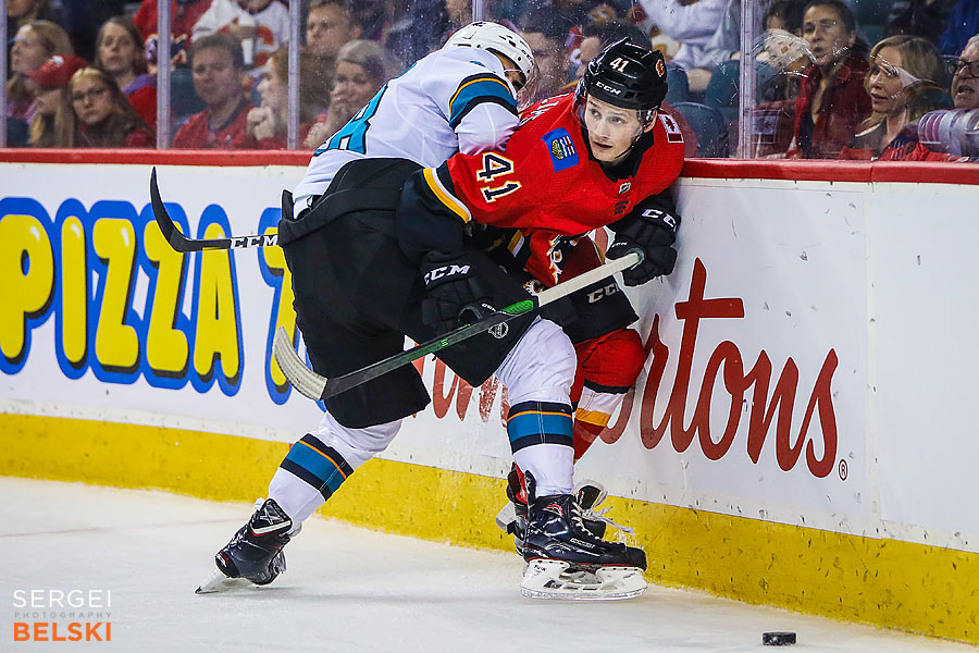 nhl hockey calgary sports photographer sergei belski photo