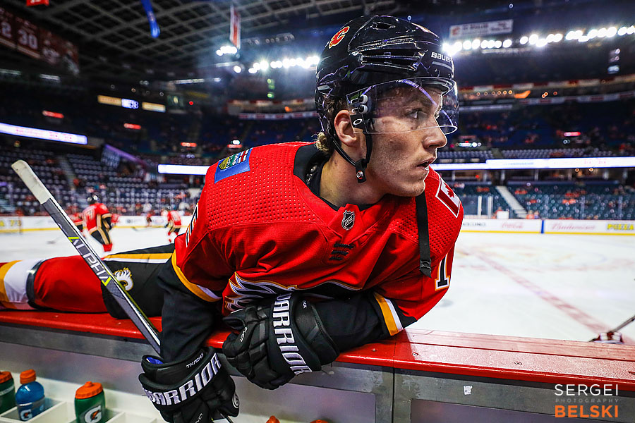 nhl hockey calgary sports photographer sergei belski photo