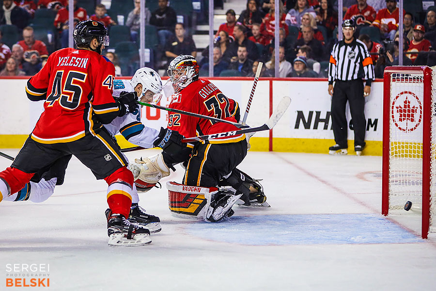 nhl hockey calgary sports photographer sergei belski photo