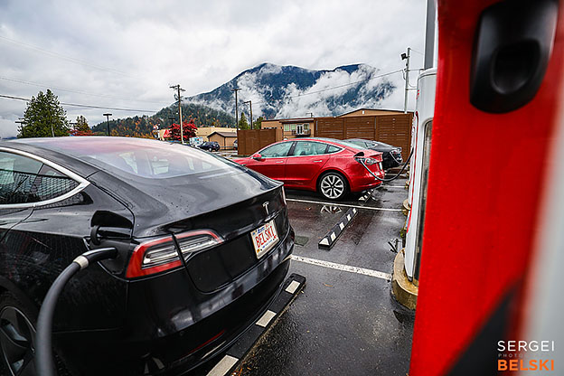 my tesla adventures Vancouver road trip photographer sergei belski photo