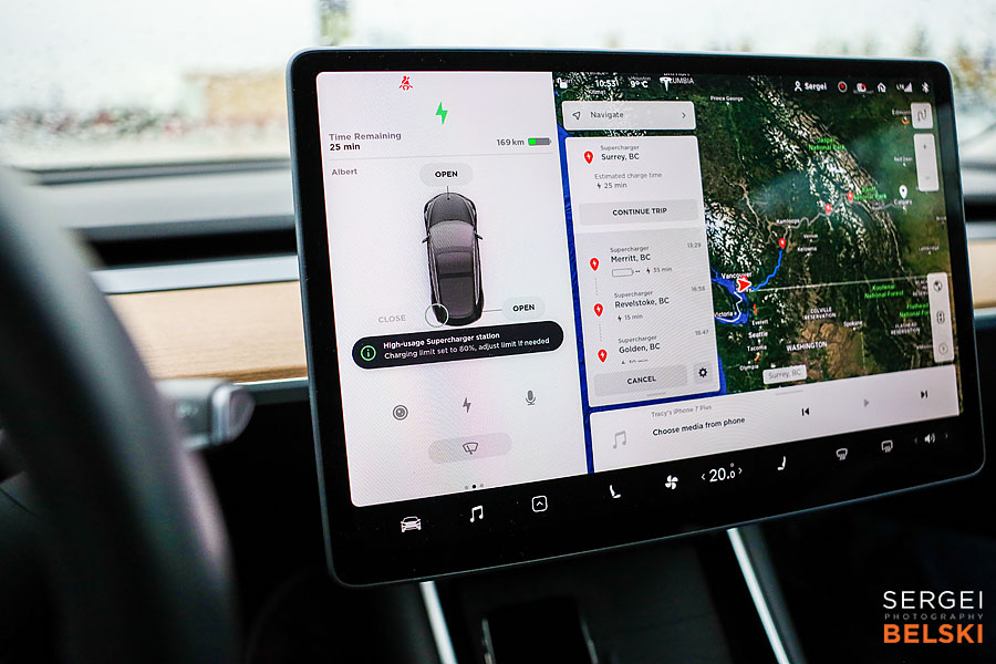 my tesla adventures Vancouver road trip photographer sergei belski photo