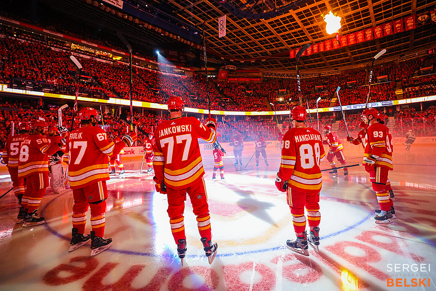 nhl hockey calgary sports photographer sergei belski photo