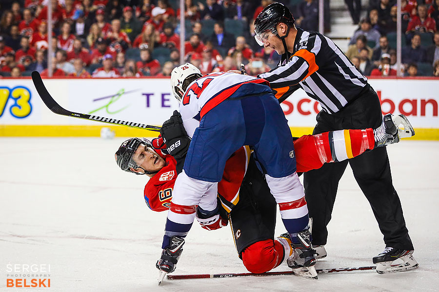 nhl hockey calgary sports photographer sergei belski photo