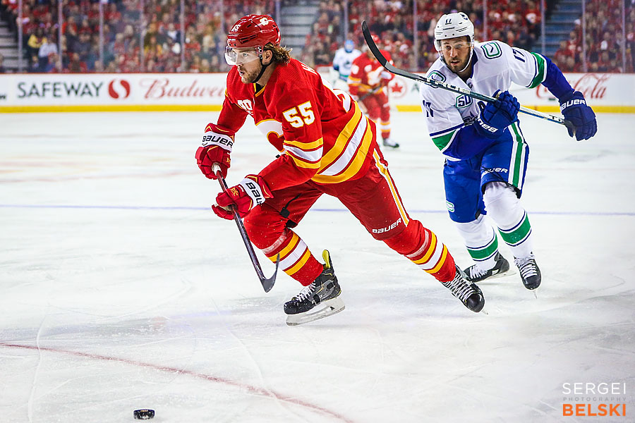 nhl hockey calgary sports photographer sergei belski photo
