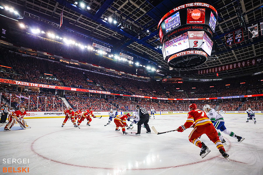 nhl hockey calgary sports photographer sergei belski photo