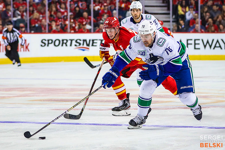 nhl hockey calgary sports photographer sergei belski photo