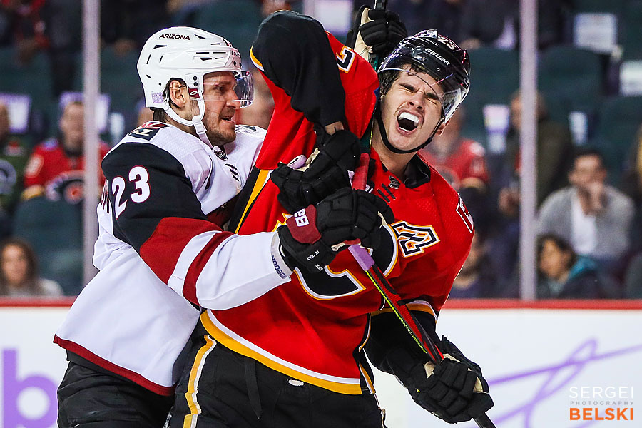 nhl hockey calgary sports photographer sergei belski photo