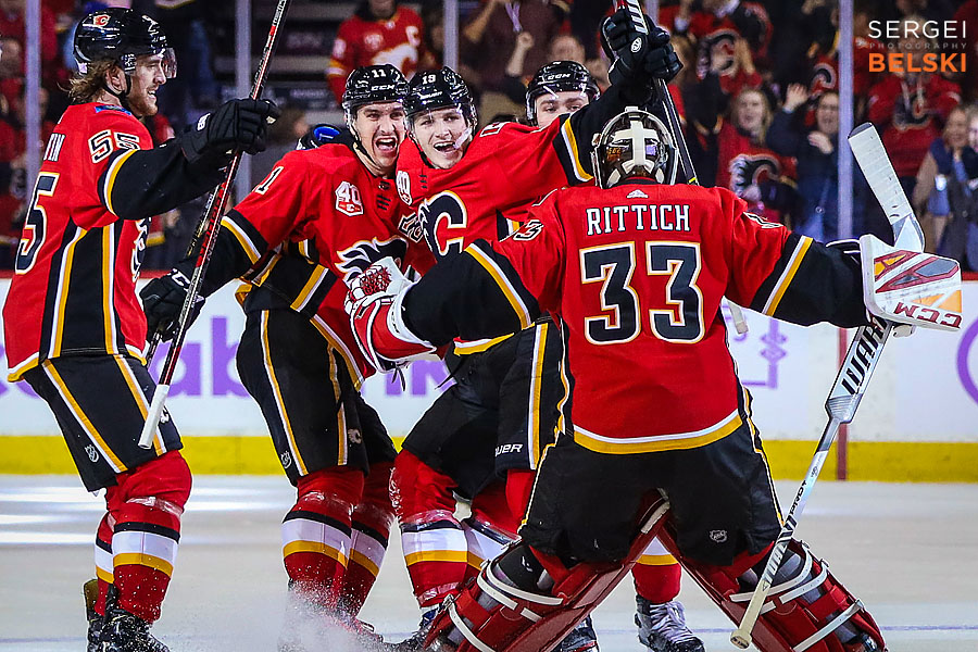 nhl hockey calgary sports photographer sergei belski photo