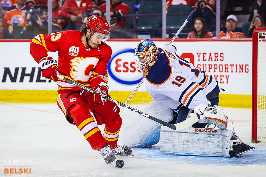 nhl hockey calgary sports photographer sergei belski photo