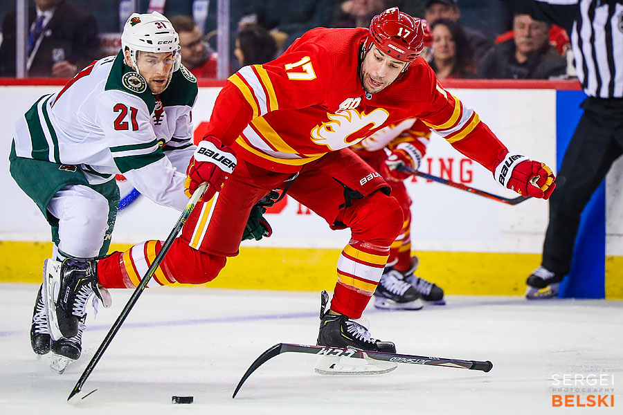 nhl hockey calgary sports photographer sergei belski photo