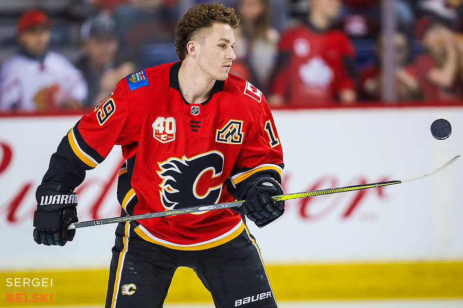 nhl hockey calgary sports photographer sergei belski photo