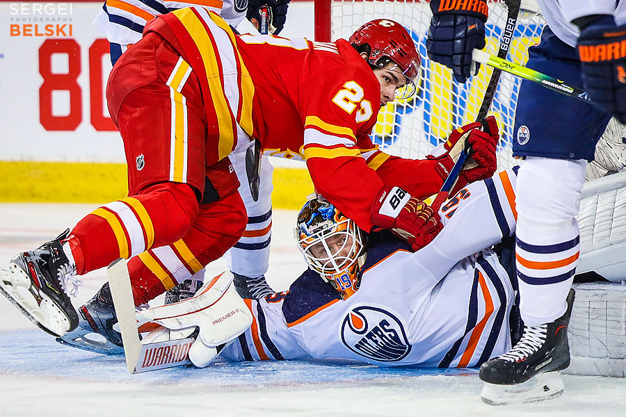 nhl hockey calgary sports photographer sergei belski photo