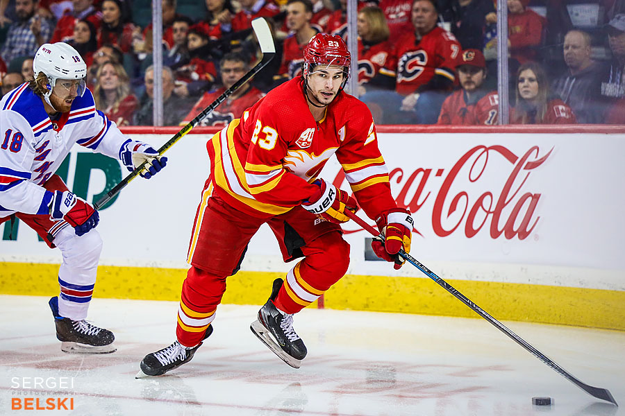 nhl hockey calgary sports photographer sergei belski photo