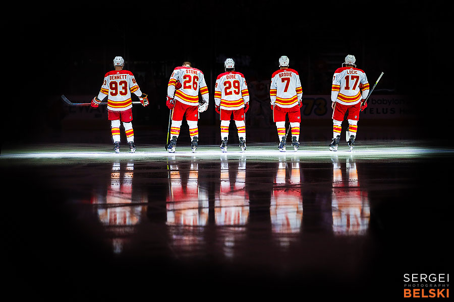 nhl hockey calgary sports photographer sergei belski photo