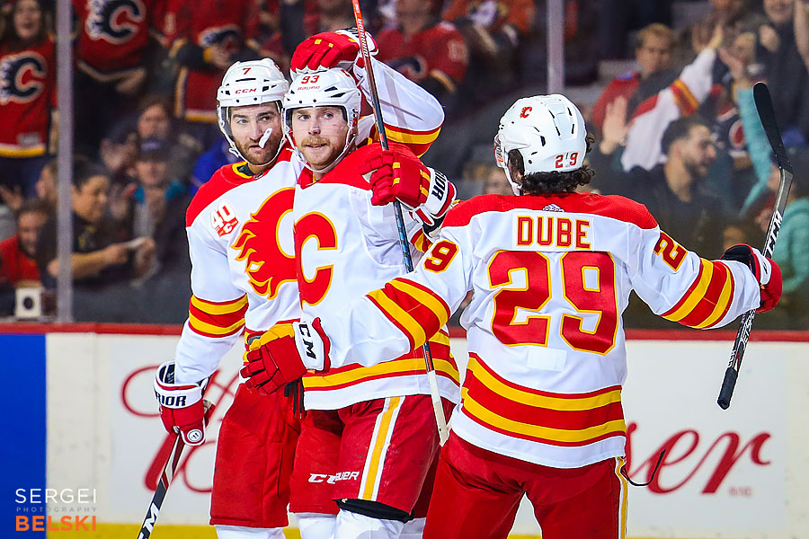 nhl hockey calgary sports photographer sergei belski photo