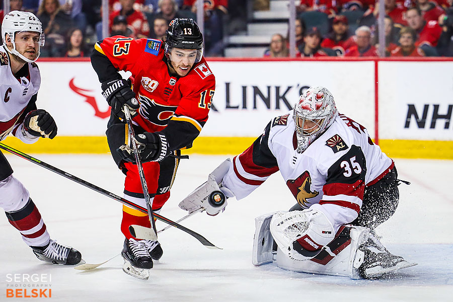 nhl hockey calgary sports photographer sergei belski photo