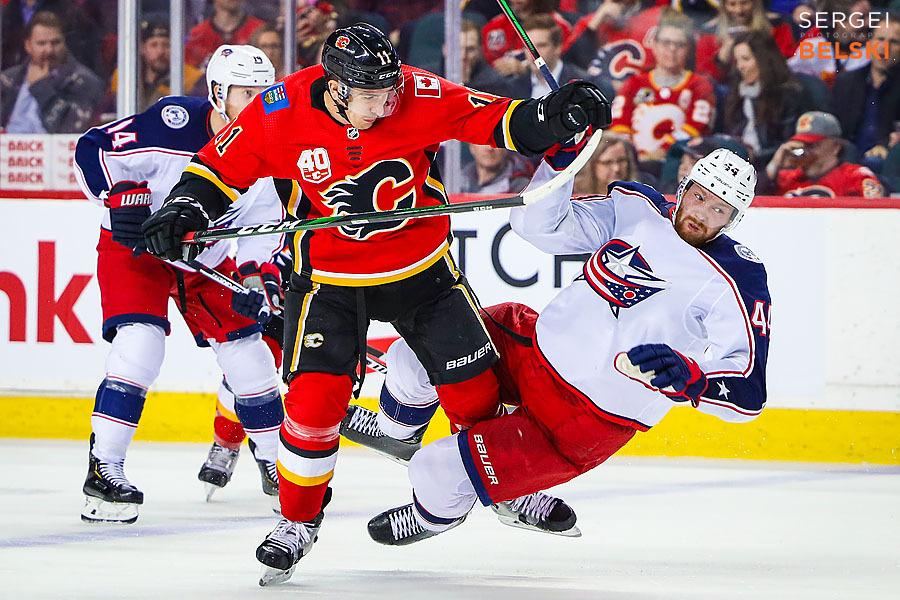 nhl hockey calgary sports photographer sergei belski photo