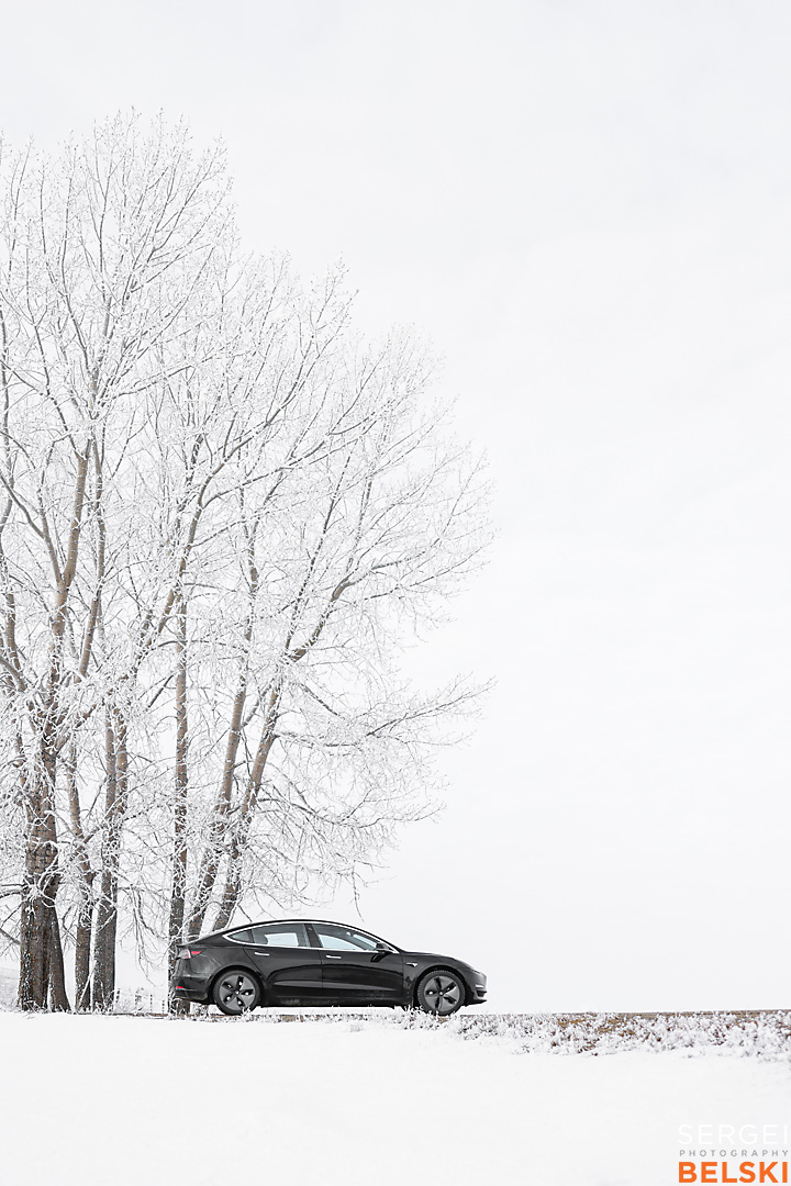 my tesla adventures calgary automotive photographer sergei belski photo