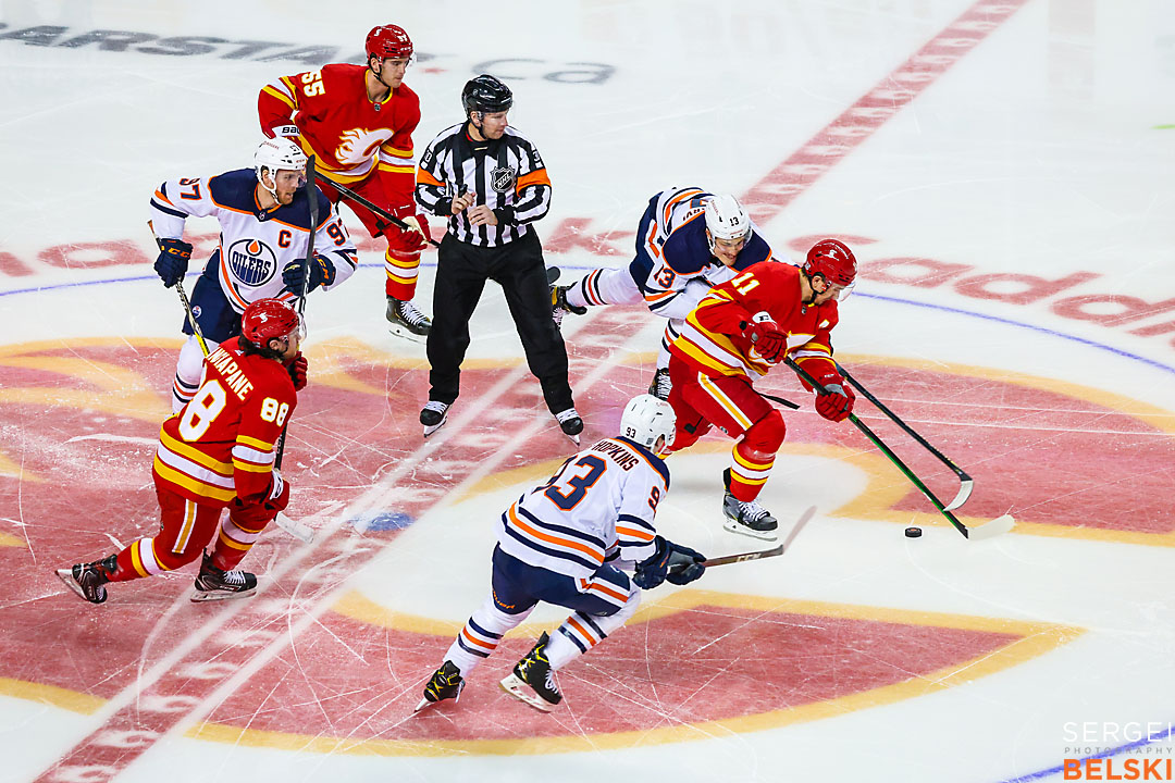 nhl hockey calgary sports photographer sergei belski photo