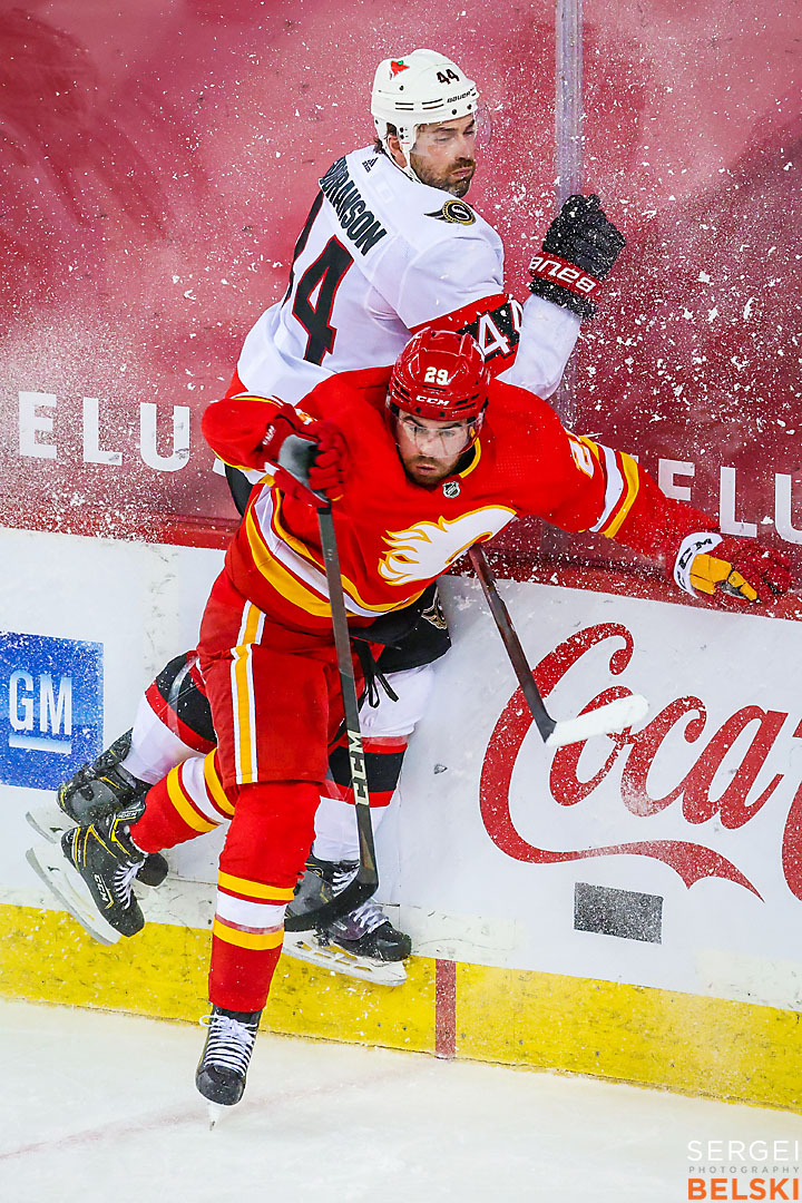 nhl hockey calgary sports photographer sergei belski photo