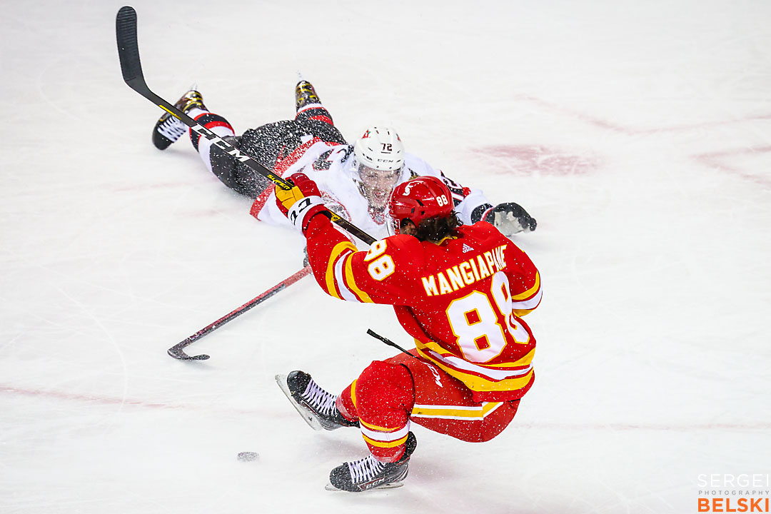 nhl hockey calgary sports photographer sergei belski photo