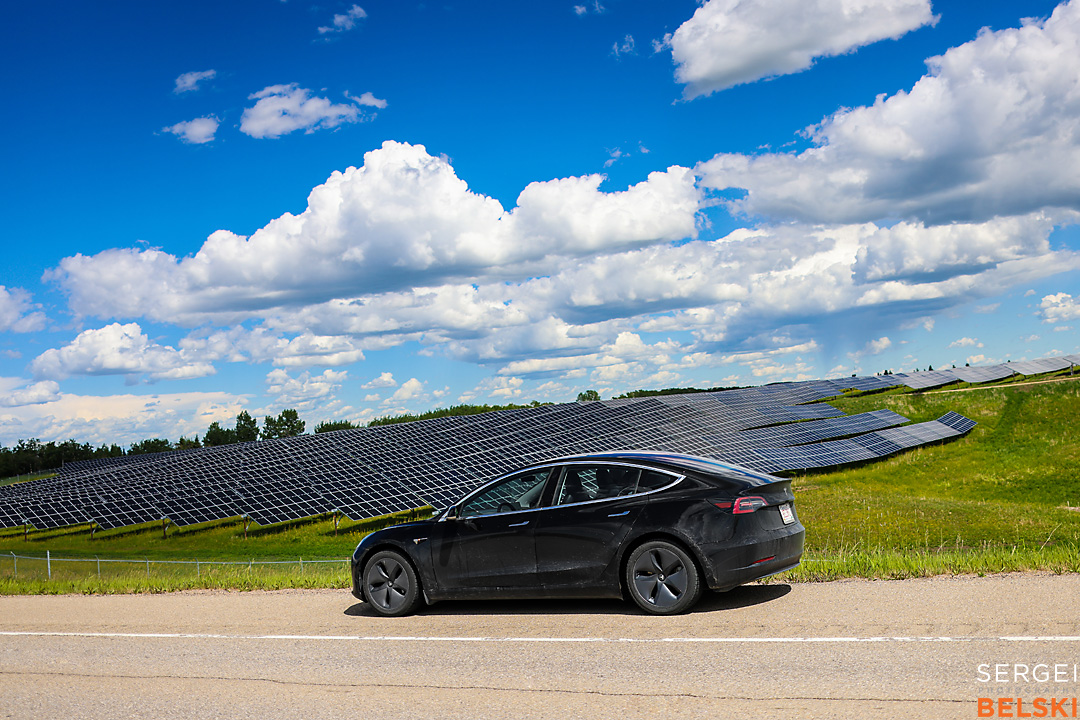 my tesla adventures calgary automotive photographer sergei belski photo