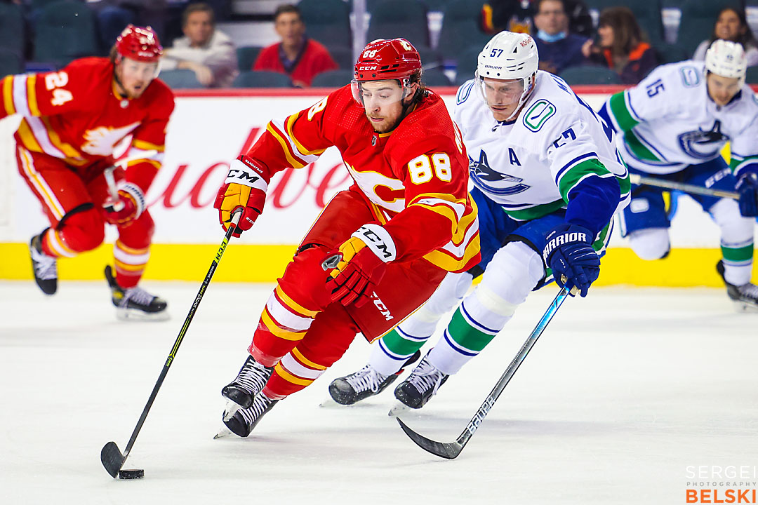 nhl hockey calgary sports photographer sergei belski photo