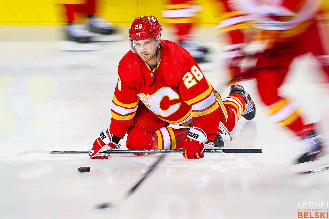 nhl hockey calgary sports photographer sergei belski photo