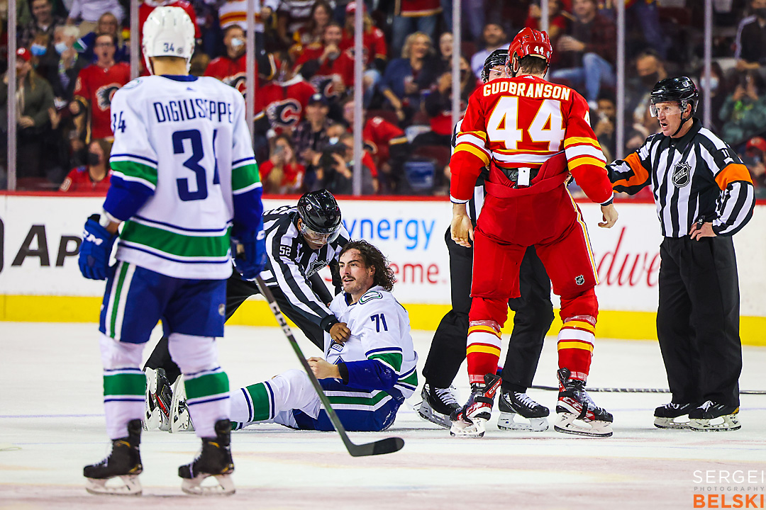 nhl hockey calgary sports photographer sergei belski photo