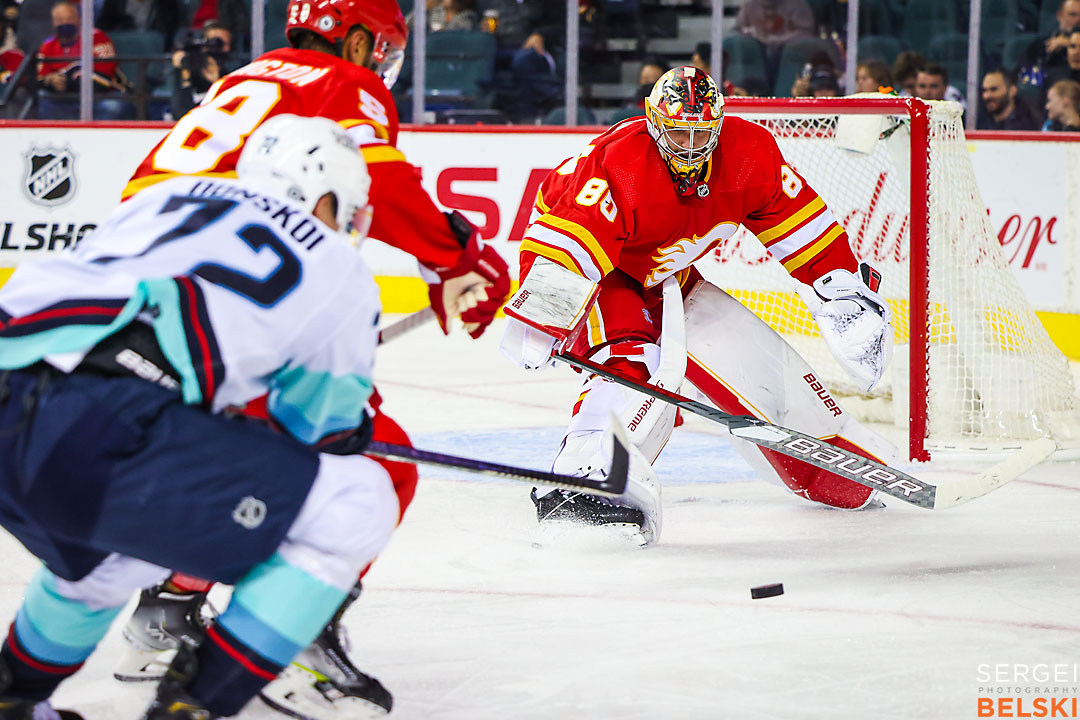 nhl hockey calgary sports photographer sergei belski photo