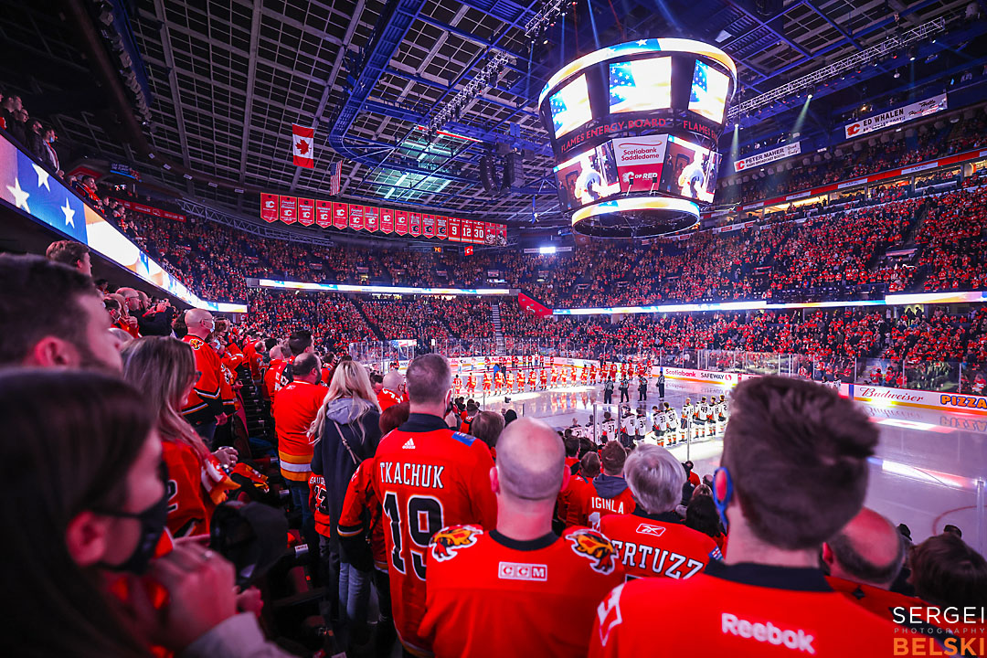 nhl hockey calgary sports photographer sergei belski photo