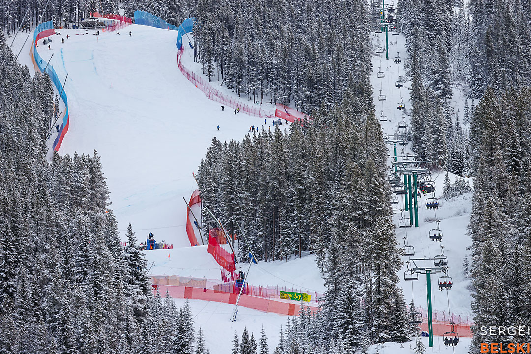 lake louise alpine ski World Cup sports photographer sergei belski photo