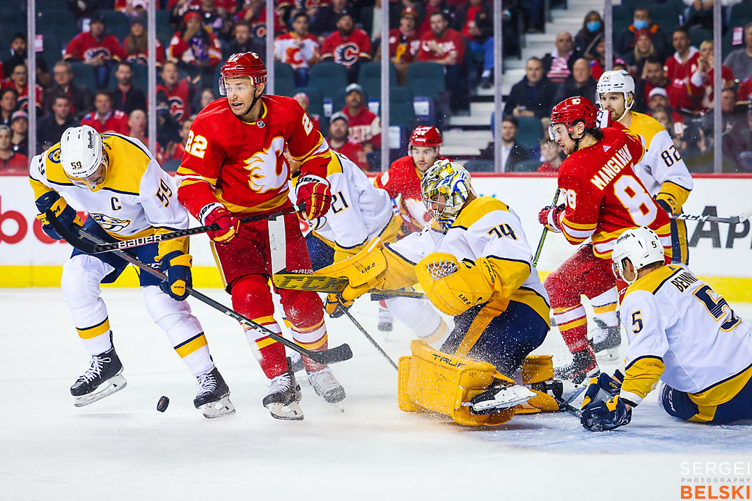 nhl hockey calgary flames sports photographer sergei belski photo