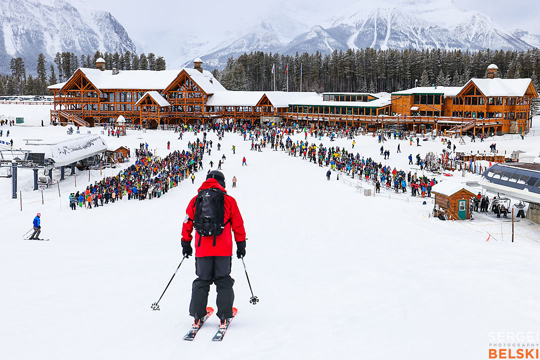 lake louise alpine ski World Cup sports photographer sergei belski photo