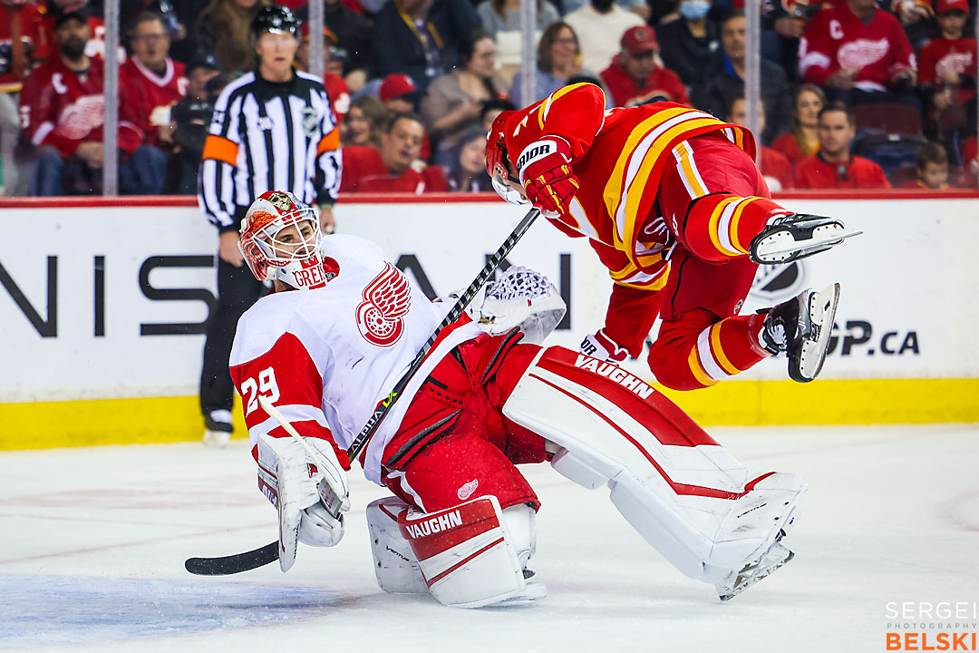 nhl hockey calgary flames sports photographer sergei belski photo