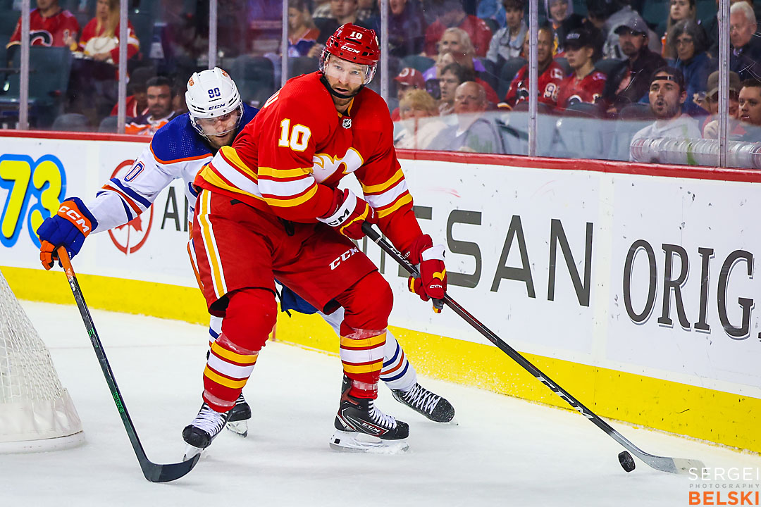 nhl hockey calgary sports photographer sergei belski photo