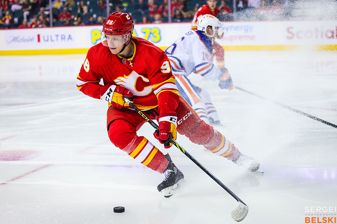 nhl hockey calgary sports photographer sergei belski photo