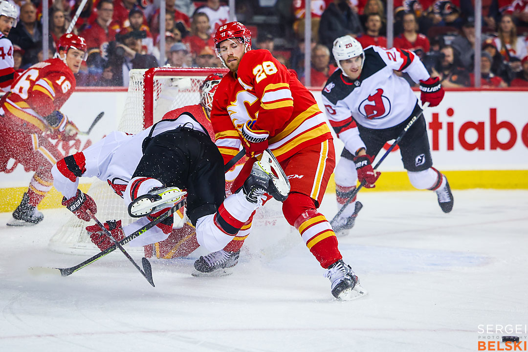 nhl hockey calgary sports photographer sergei belski photo