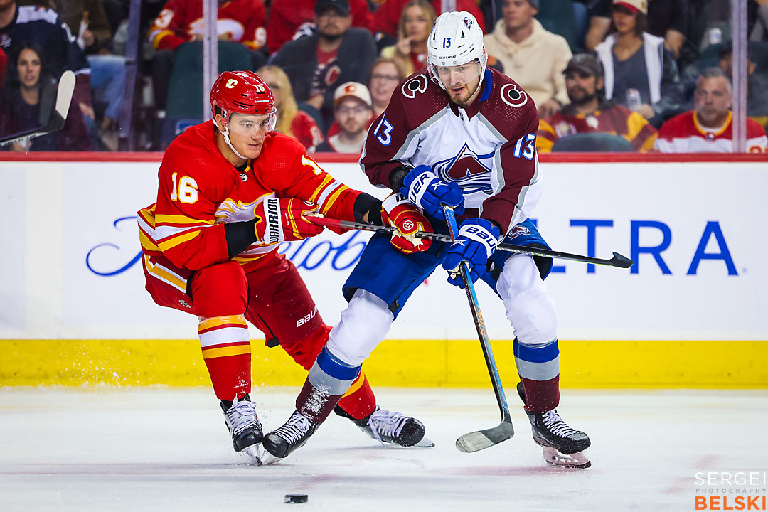 nhl hockey calgary sports photographer sergei belski photo