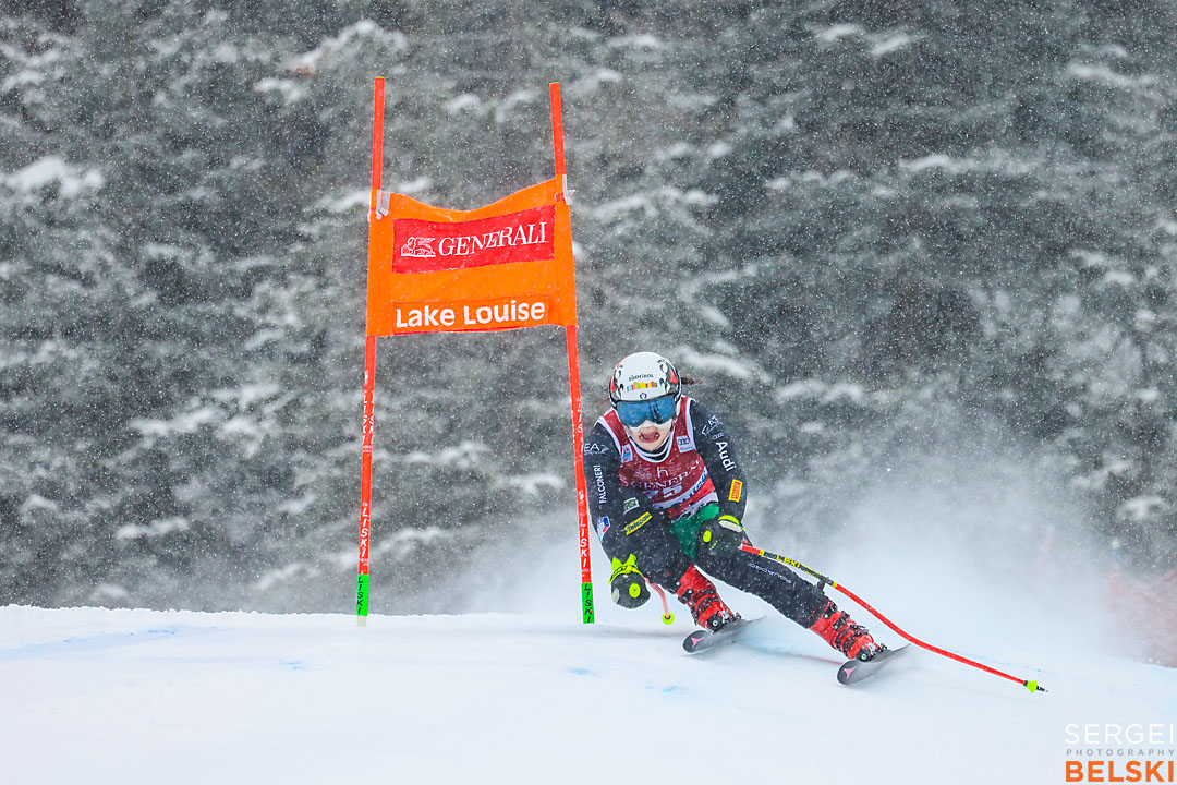 lake louise alpine ski World Cup sports photographer sergei belski photo