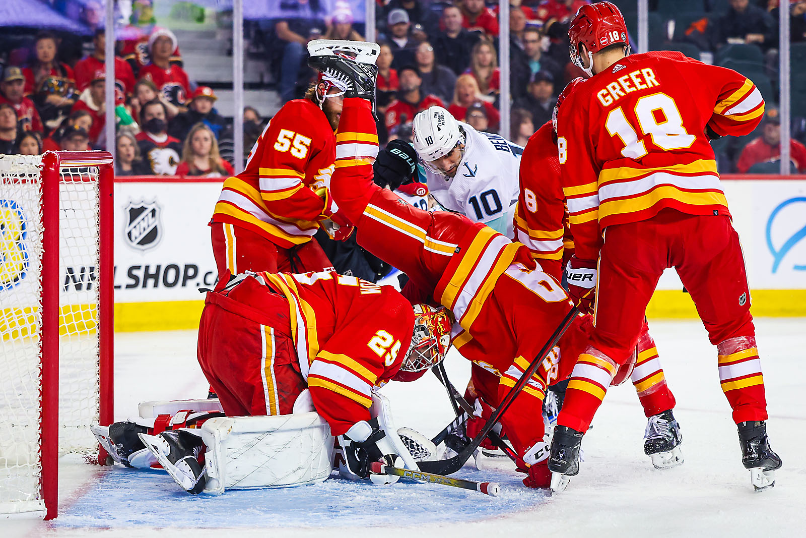nhl hockey Calgary Flames sports photographer sergei belski photo