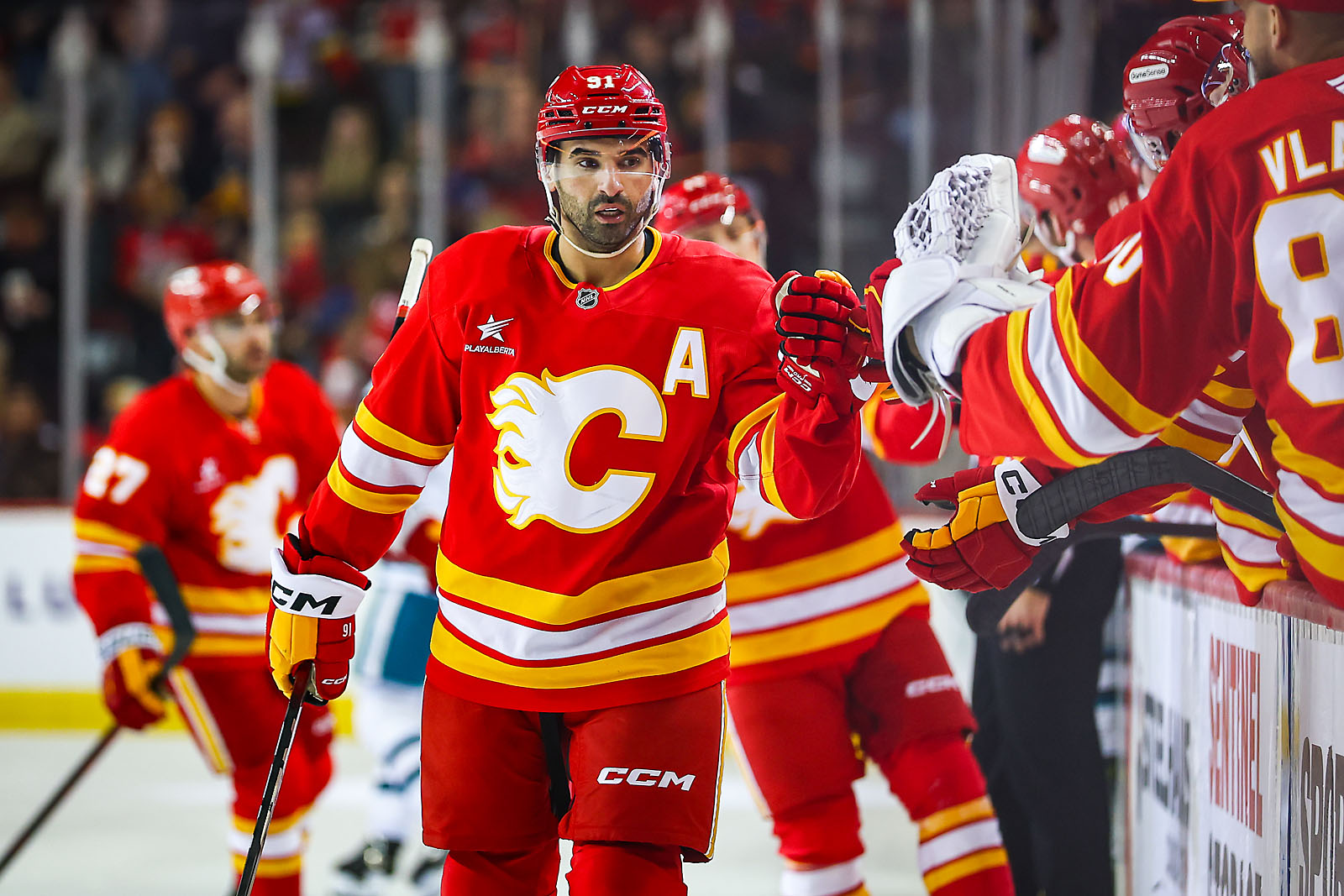nhl hockey Calgary Flames sports photographer sergei belski photo