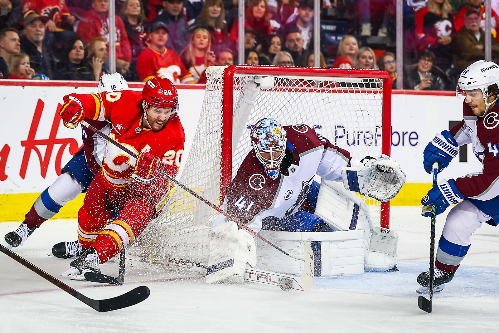 nhl hockey Calgary Flames sports photographer sergei belski photo