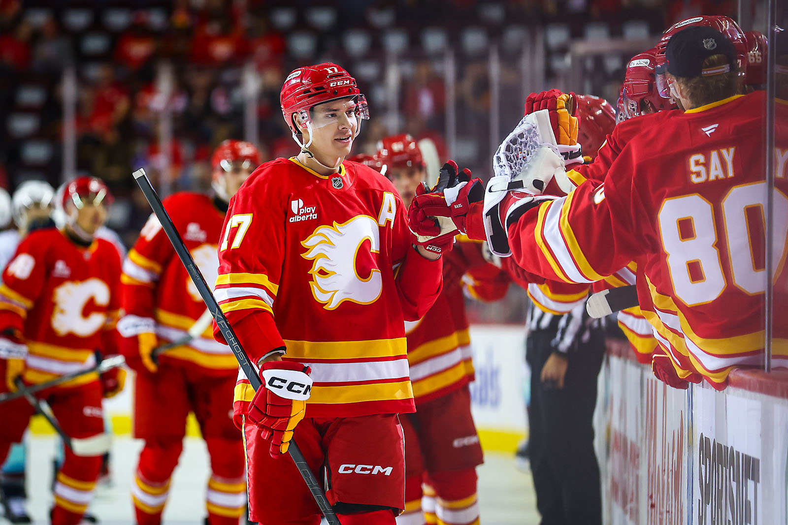 nhl hockey Calgary Flames sports photographer sergei belski photo