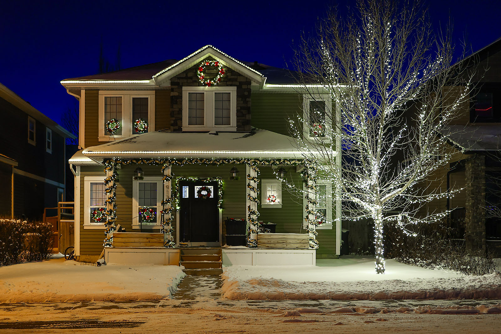 christmas lights airdrie photographer sergei belski photo
