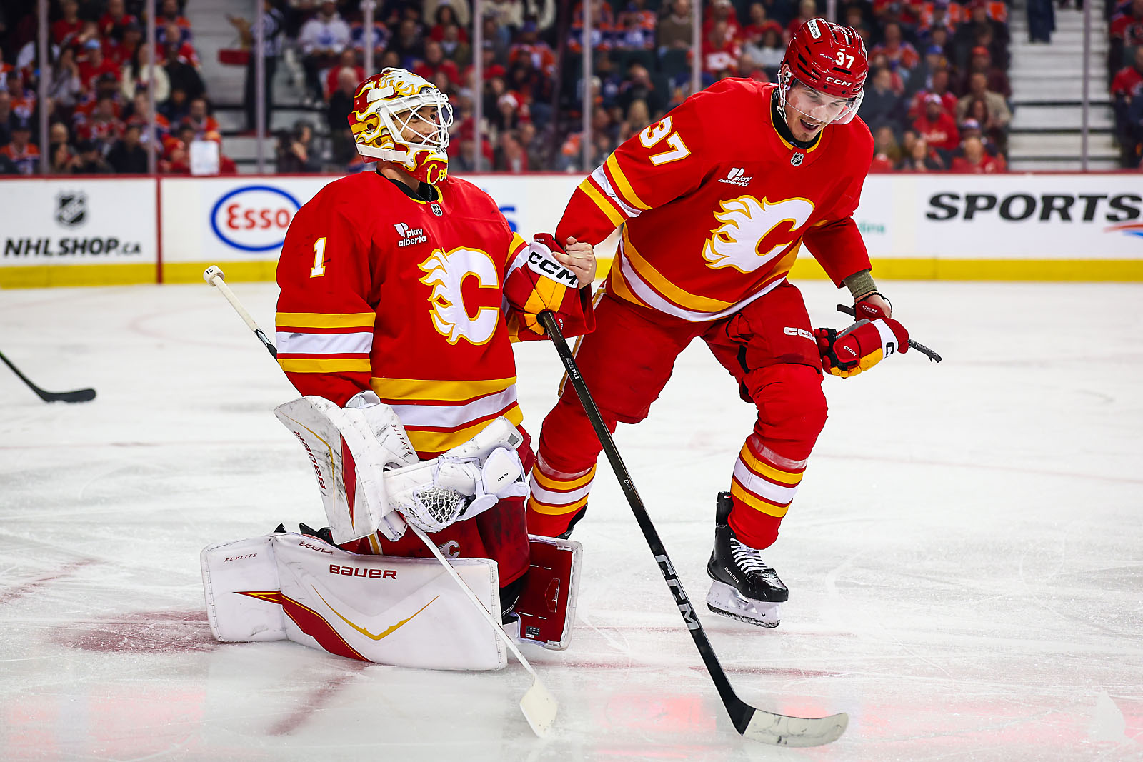 nhl hockey Calgary Flames sports photographer sergei belski photo